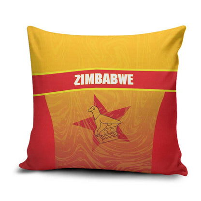 Zimbabwe Cricket Pillow Cover Come On Chevrons