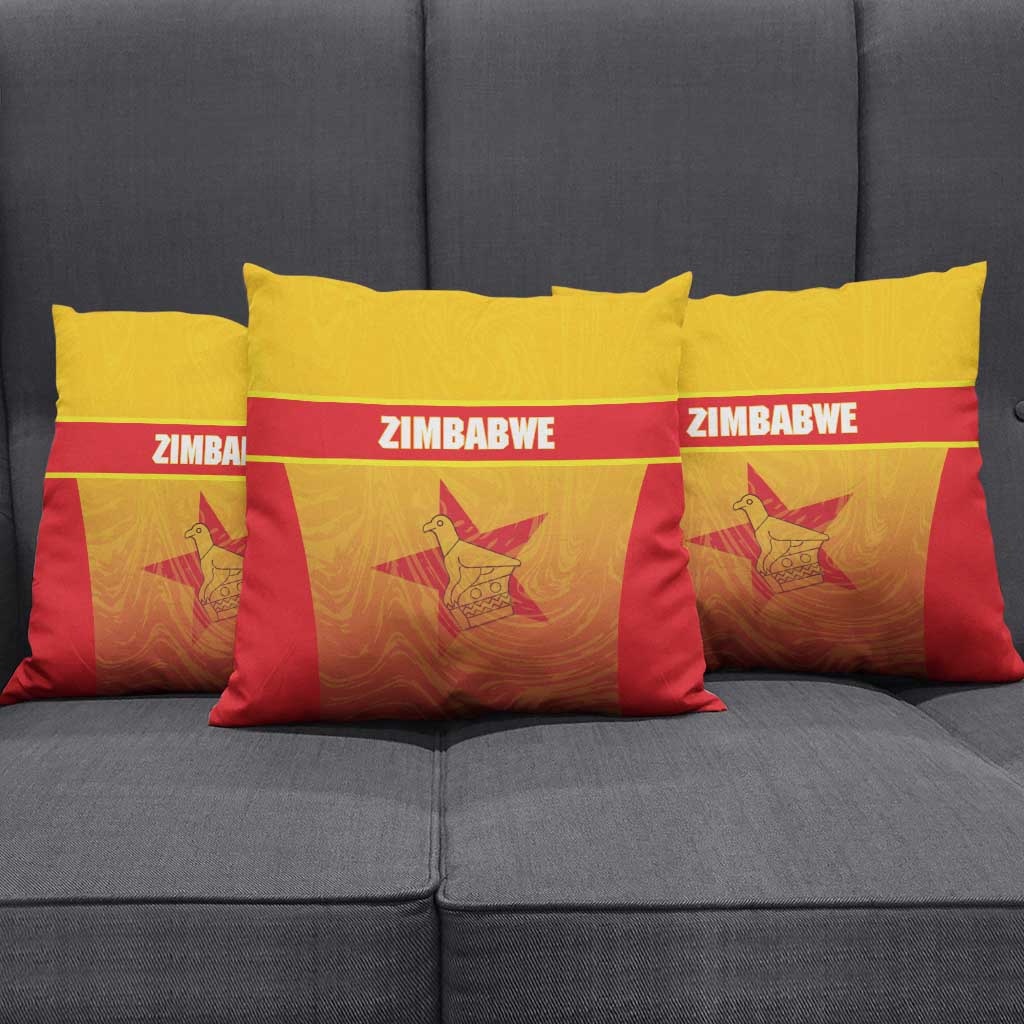 Zimbabwe Cricket Pillow Cover Come On Chevrons