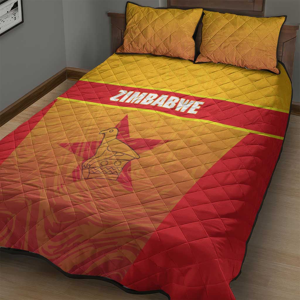 Zimbabwe Cricket Quilt Bed Set Come On Chevrons