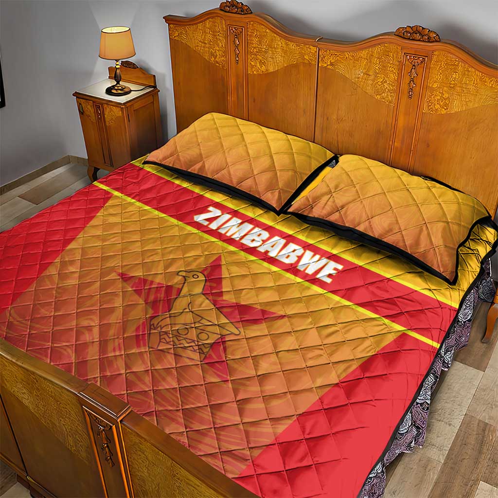 Zimbabwe Cricket Quilt Bed Set Come On Chevrons