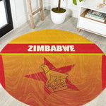 Zimbabwe Cricket Round Carpet Come On Chevrons
