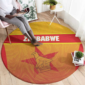 Zimbabwe Cricket Round Carpet Come On Chevrons