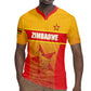 Zimbabwe Cricket Custom Rugby Jersey Come On Chevrons