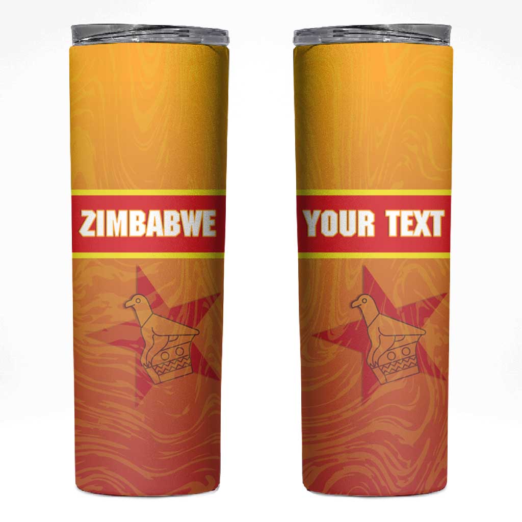 Zimbabwe Cricket Custom Skinny Tumbler Come On Chevrons