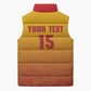 Zimbabwe Cricket Custom Sleeveless Puffer Jacket Come On Chevrons