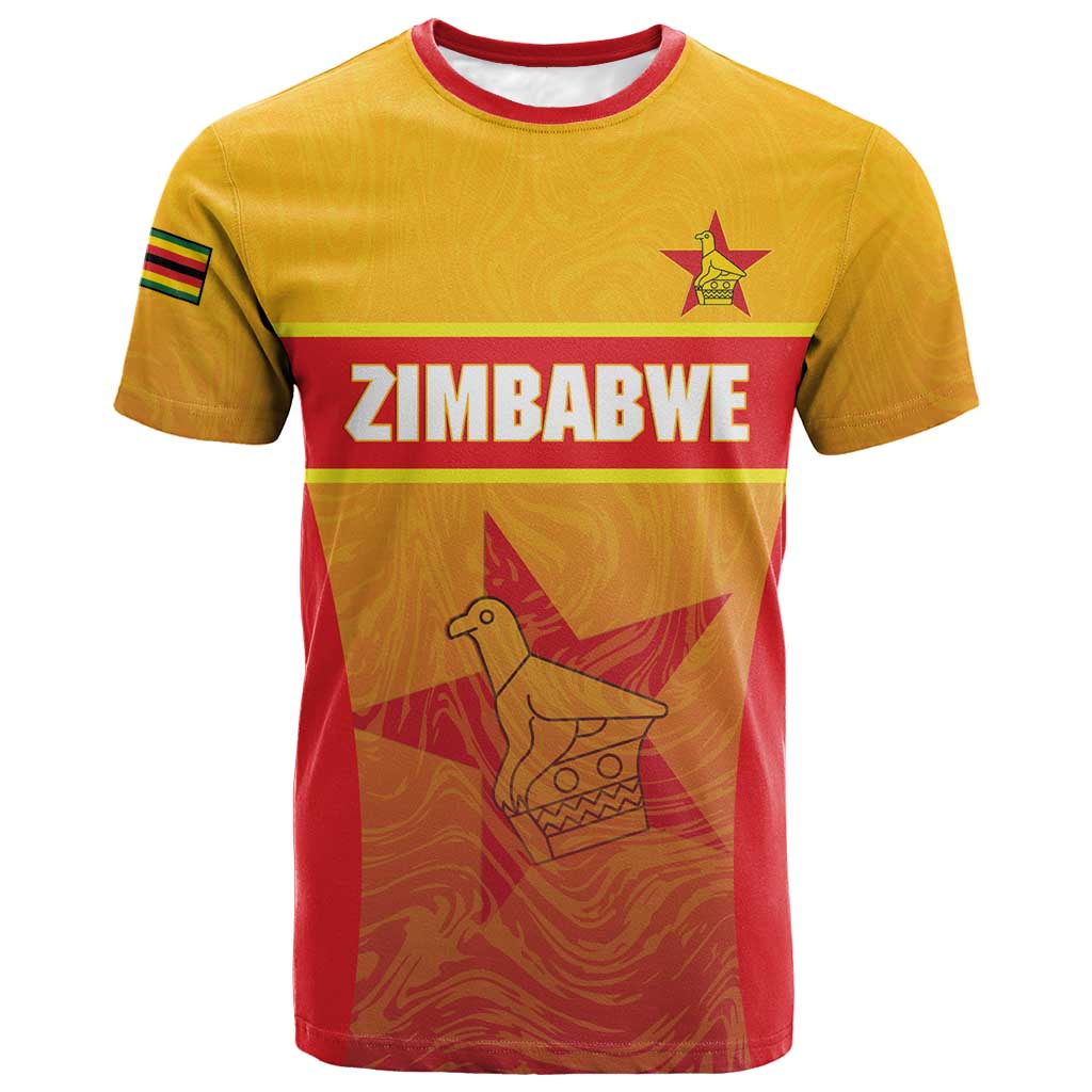 Zimbabwe Cricket Custom T shirt Come On Chevrons