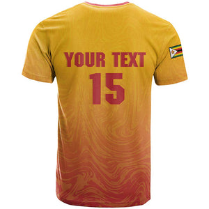 Zimbabwe Cricket Custom T shirt Come On Chevrons