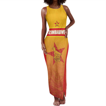 Zimbabwe Cricket Custom Tank Maxi Dress Come On Chevrons
