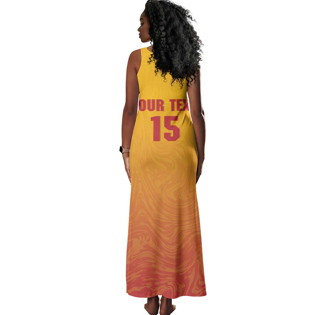 Zimbabwe Cricket Custom Tank Maxi Dress Come On Chevrons