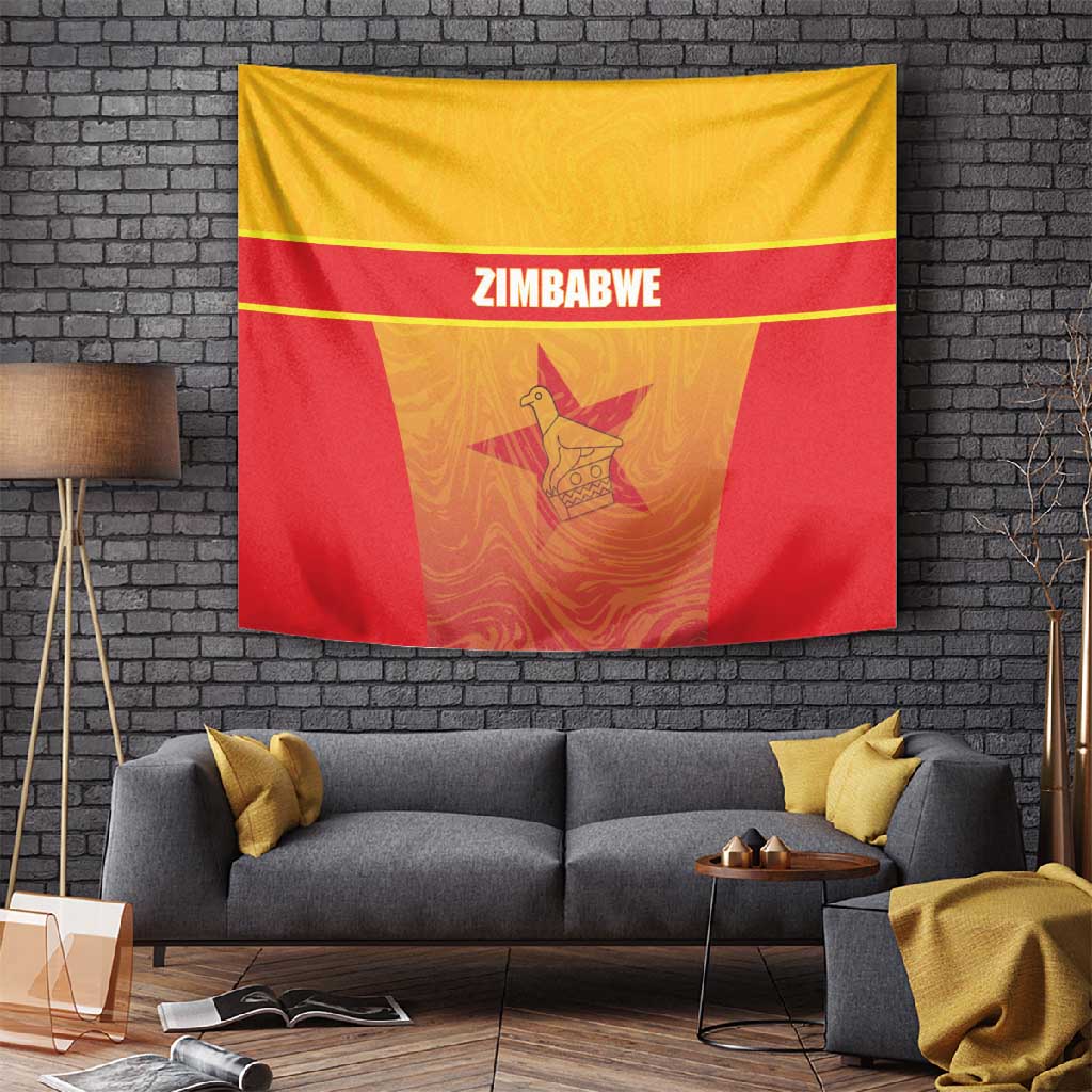 Zimbabwe Cricket Tapestry Come On Chevrons