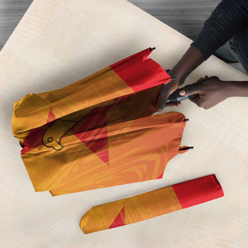 Zimbabwe Cricket Umbrella Come On Chevrons