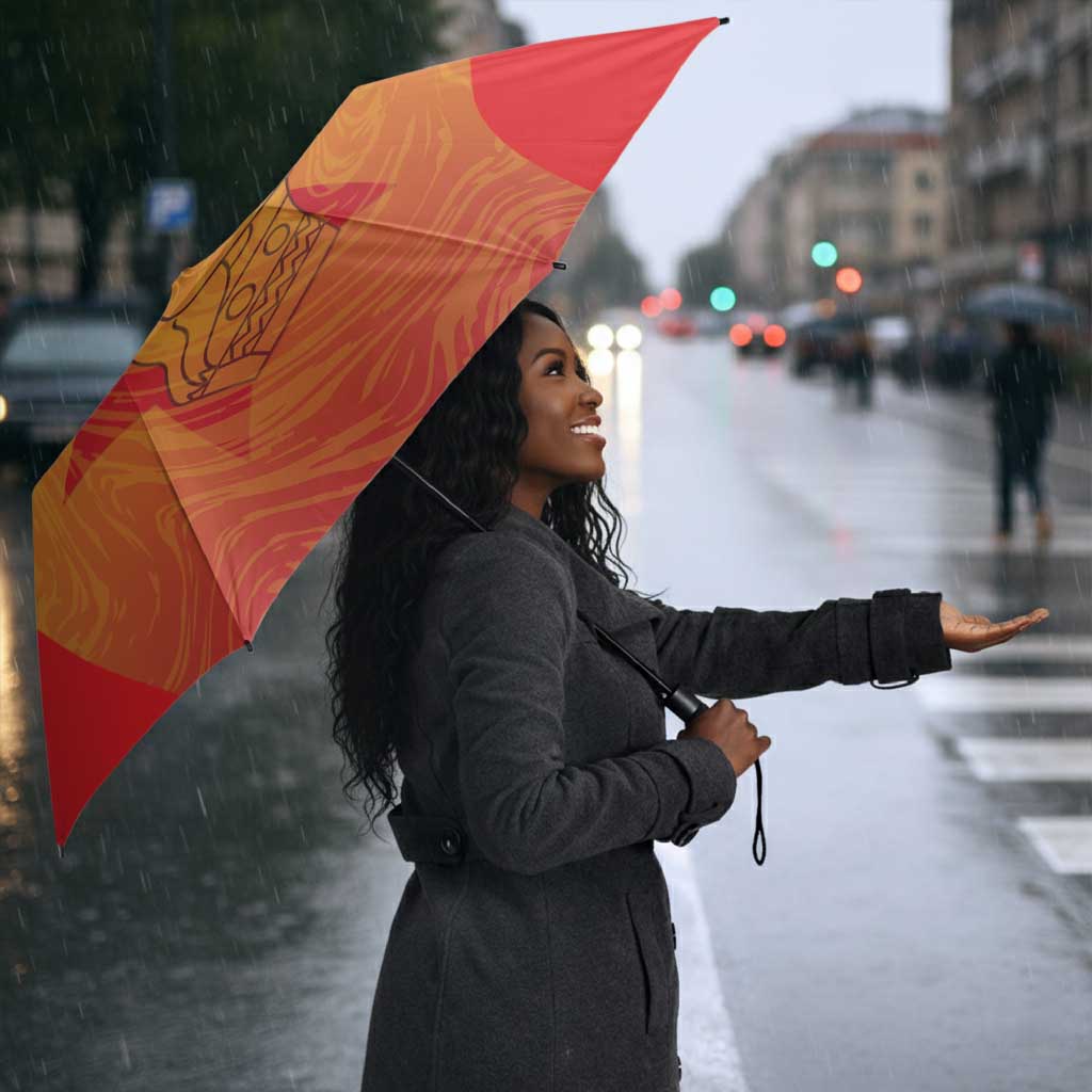 Zimbabwe Cricket Umbrella Come On Chevrons