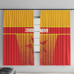 Zimbabwe Cricket Window Curtain Come On Chevrons