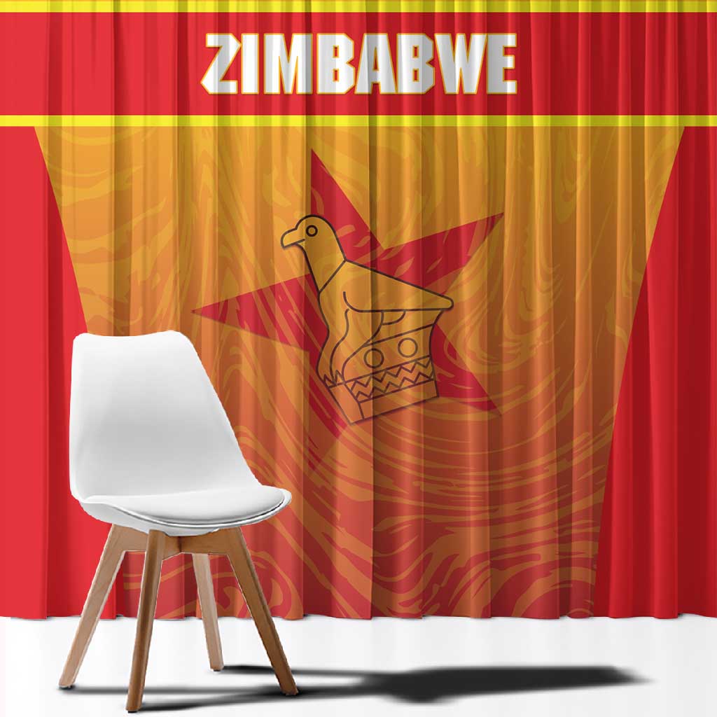 Zimbabwe Cricket Window Curtain Come On Chevrons