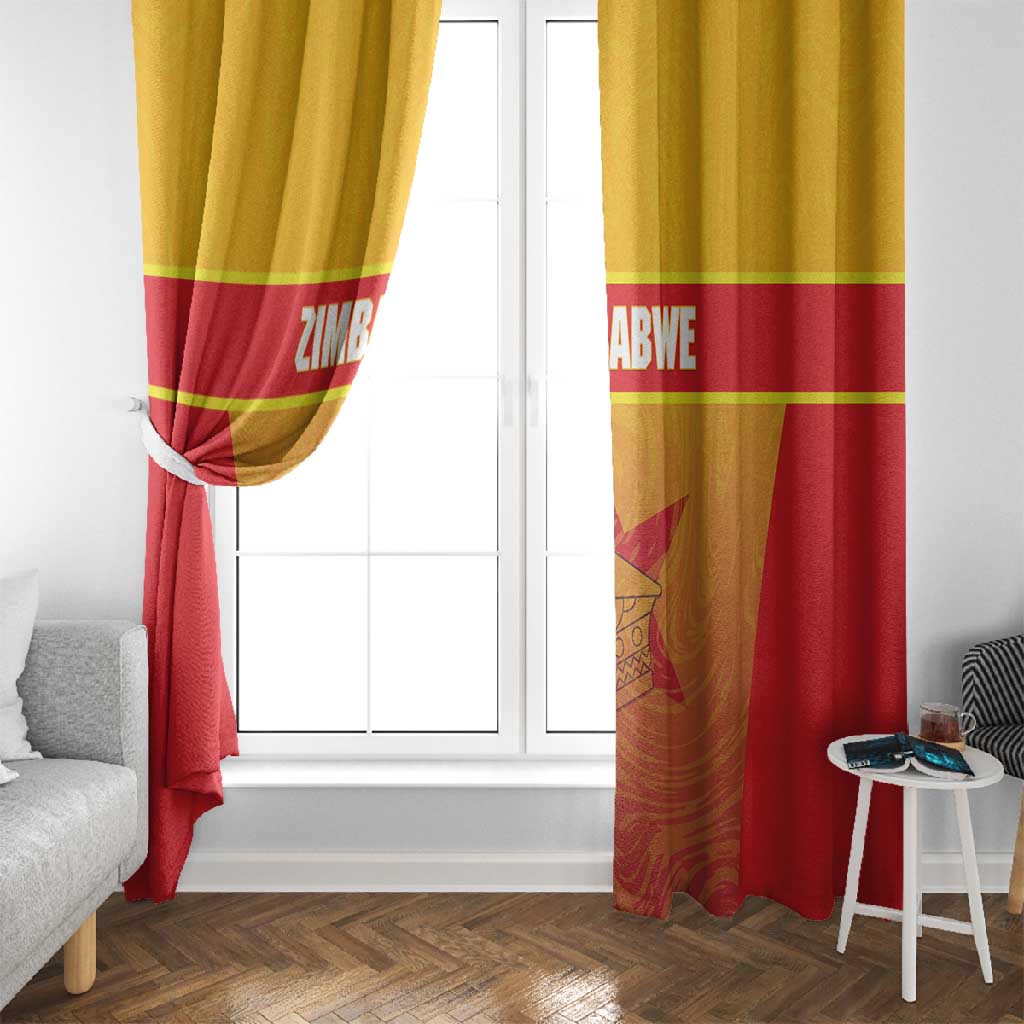 Zimbabwe Cricket Window Curtain Come On Chevrons