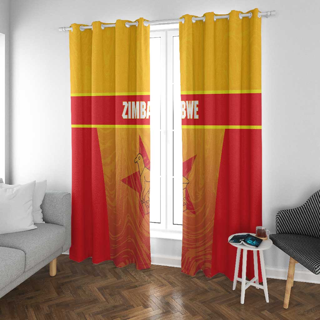 Zimbabwe Cricket Window Curtain Come On Chevrons