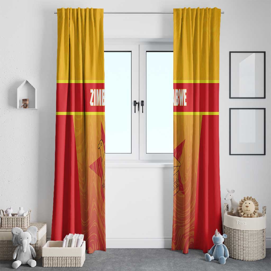 Zimbabwe Cricket Window Curtain Come On Chevrons