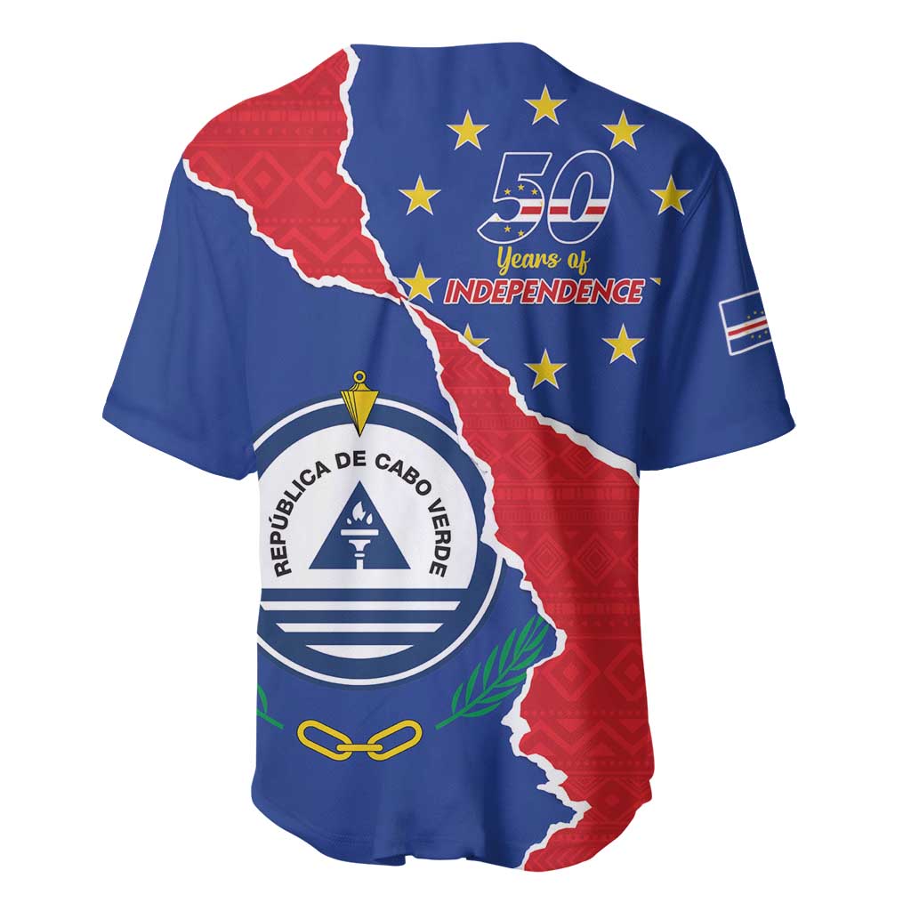 Happy Cabo Verde Baseball Jersey 50th Anniversary of Independence