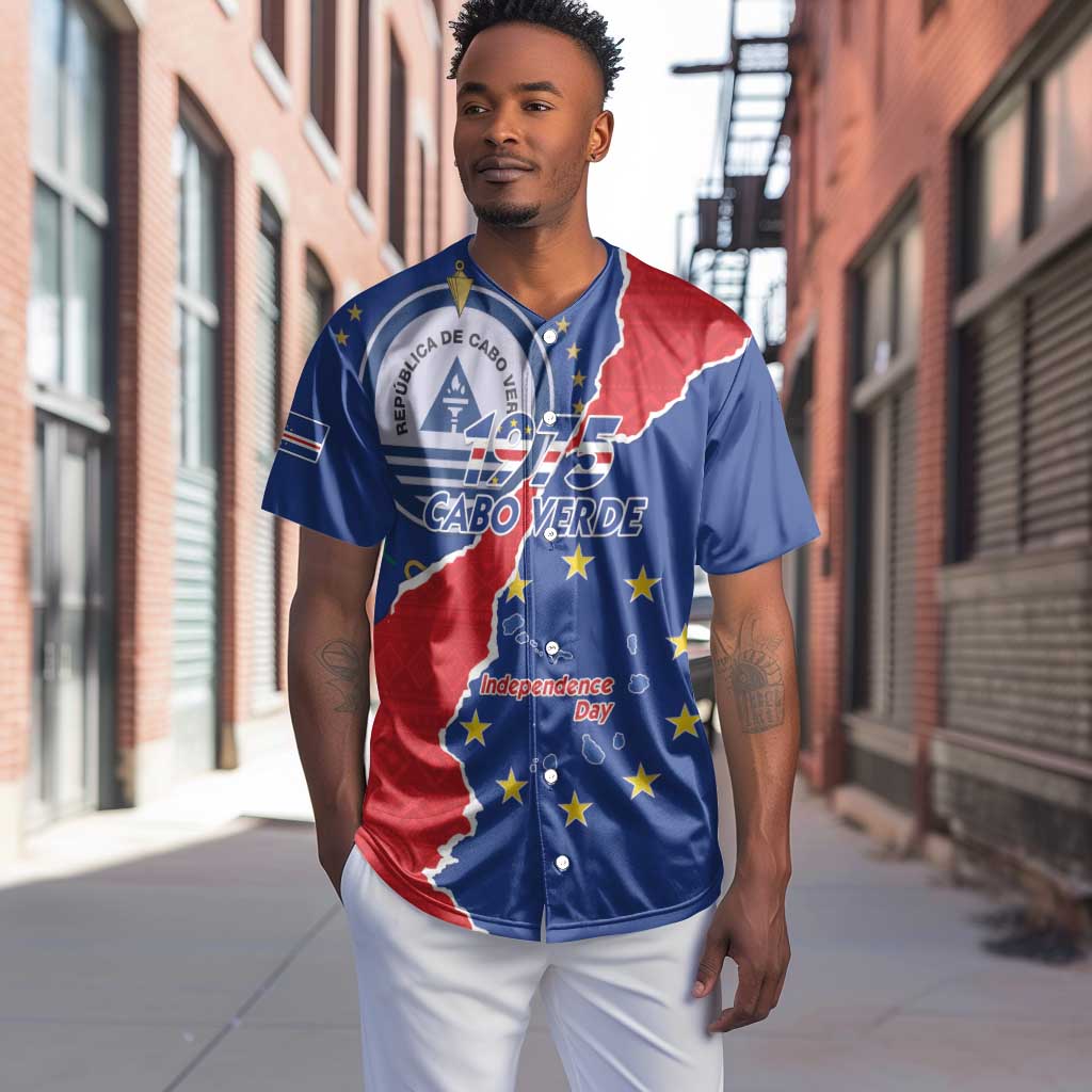 Happy Cabo Verde Baseball Jersey 50th Anniversary of Independence