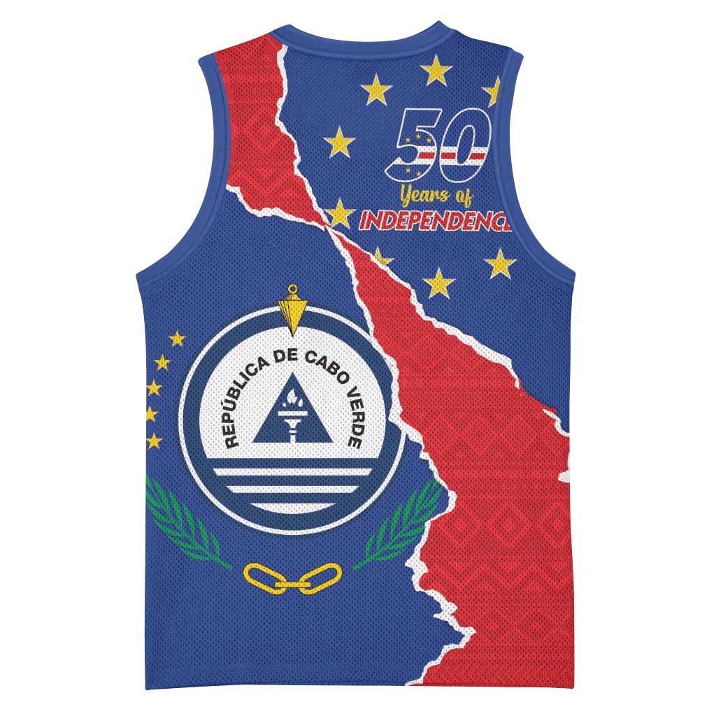 Happy Cabo Verde Basketball Jersey 50th Anniversary of Independence LT15