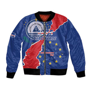 Happy Cabo Verde Bomber Jacket 50th Anniversary of Independence
