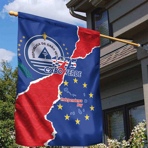 Happy Cabo Verde Garden Flag 50th Anniversary of Independence