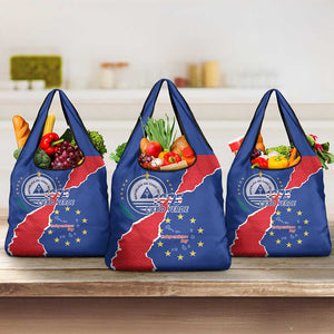 Happy Cabo Verde Grocery Bag 50th Anniversary of Independence
