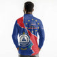 Happy Cabo Verde Long Sleeve Polo Shirt 50th Anniversary of Independence