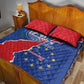 Happy Cabo Verde Quilt Bed Set 50th Anniversary of Independence