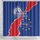 Happy Cabo Verde Shower Curtain 50th Anniversary of Independence