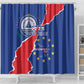 Happy Cabo Verde Shower Curtain 50th Anniversary of Independence