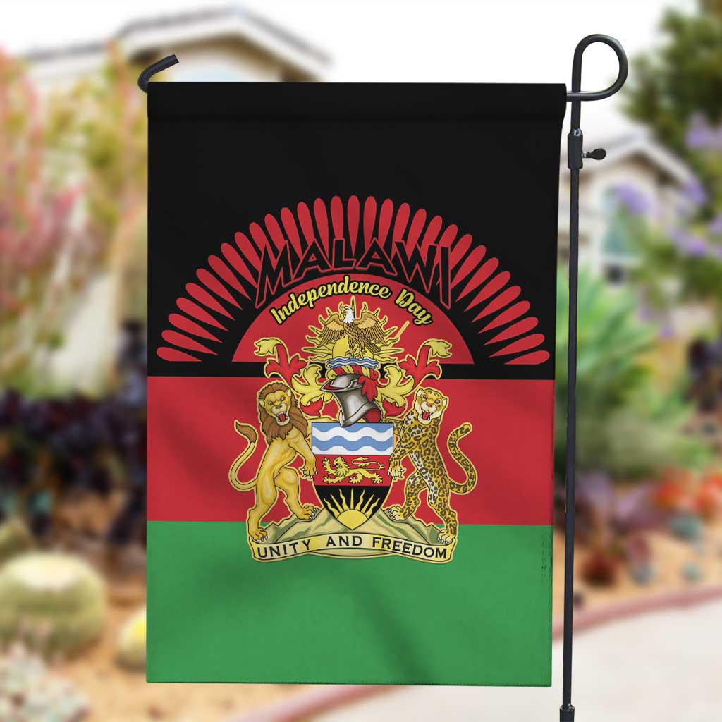 Happy Malawi Independence Day Garden Flag
