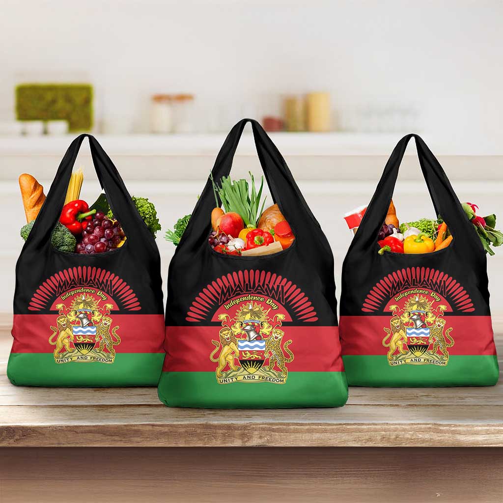 Happy Malawi Independence Day Grocery Bag