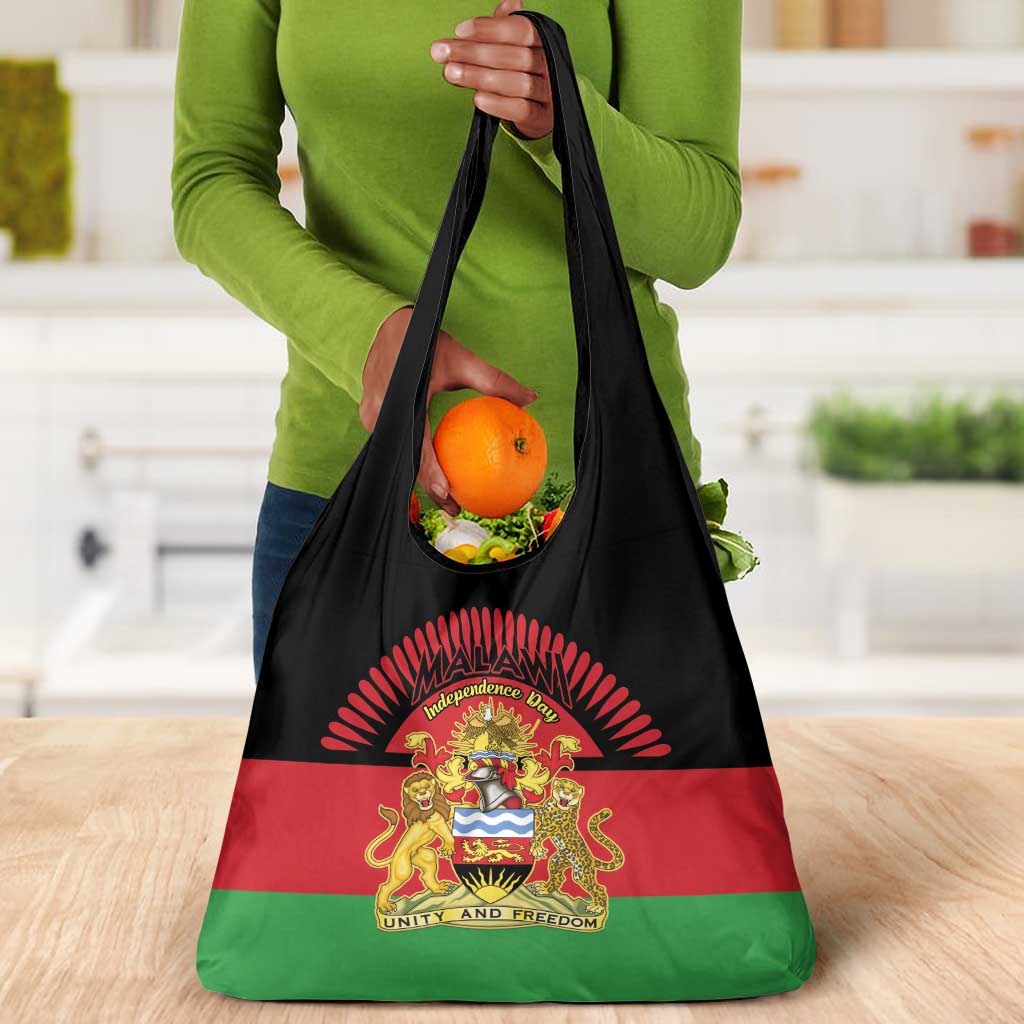 Happy Malawi Independence Day Grocery Bag