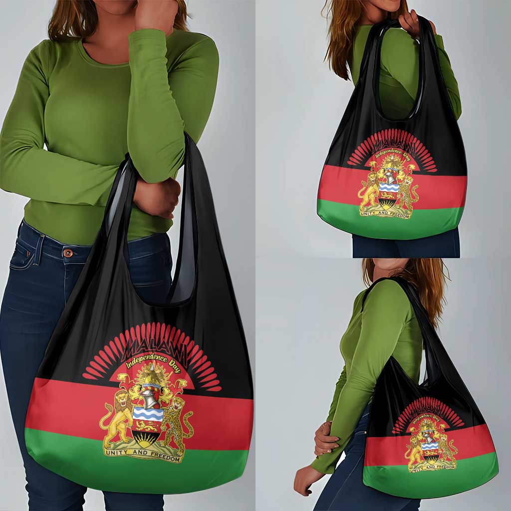 Happy Malawi Independence Day Grocery Bag