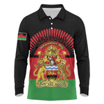 Personalized Happy Malawi Independence Day Long Sleeve Polo Shirt