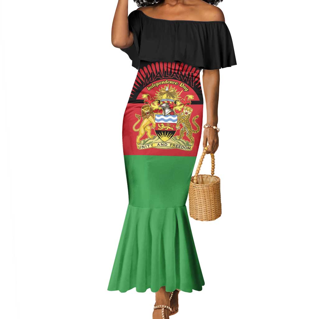 Personalized Happy Malawi Independence Day Mermaid Dress