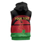 Personalized Happy Malawi Independence Day Sleeveless Zip Hoodie - African Pride
