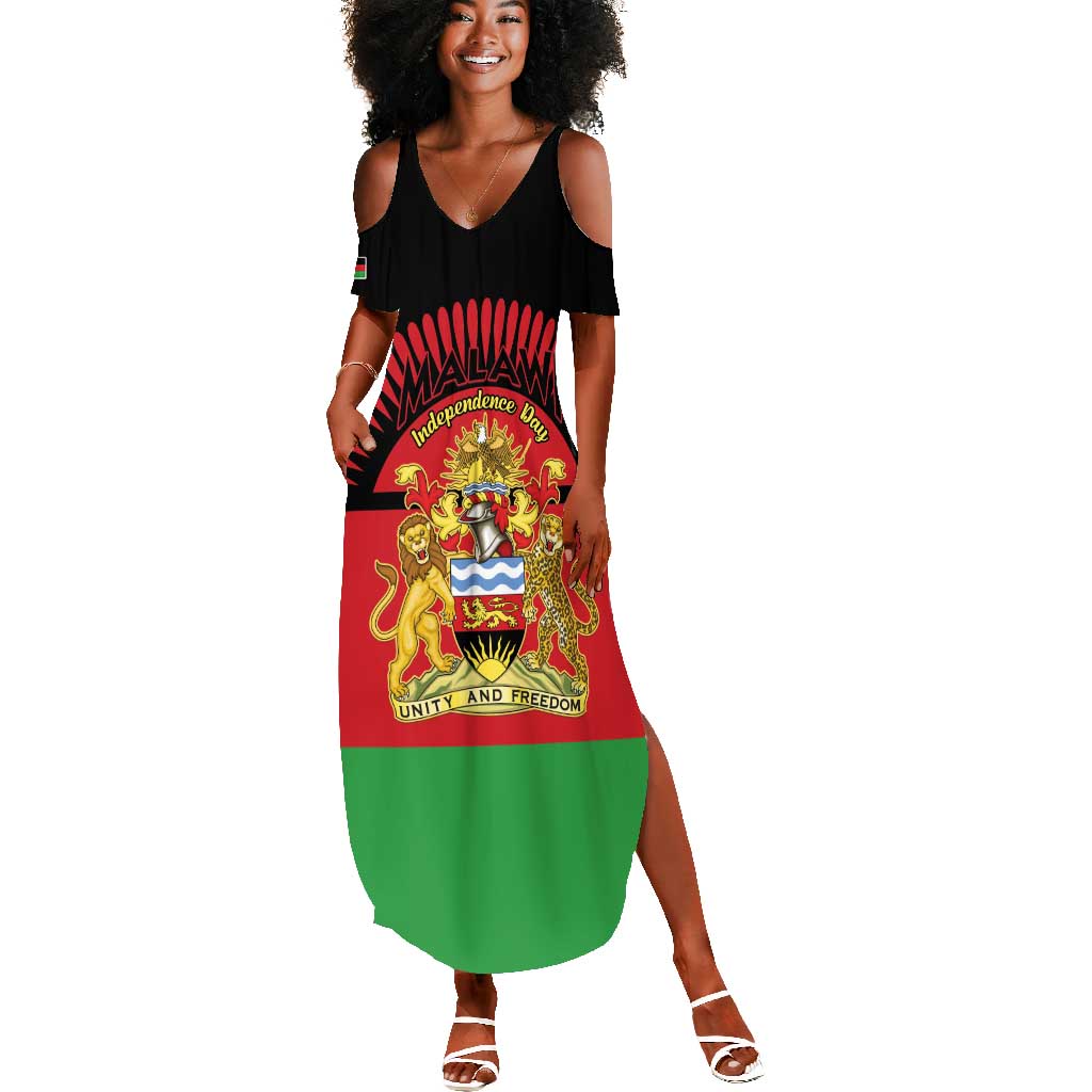 Personalized Happy Malawi Independence Day Summer Maxi Dress