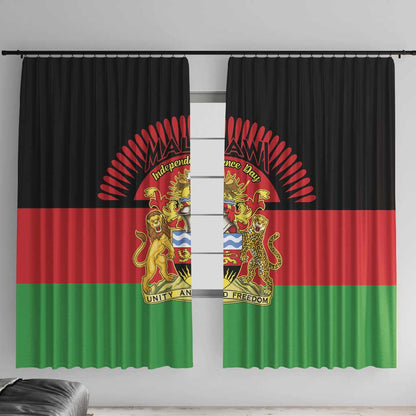 Happy Malawi Independence Day Window Curtain