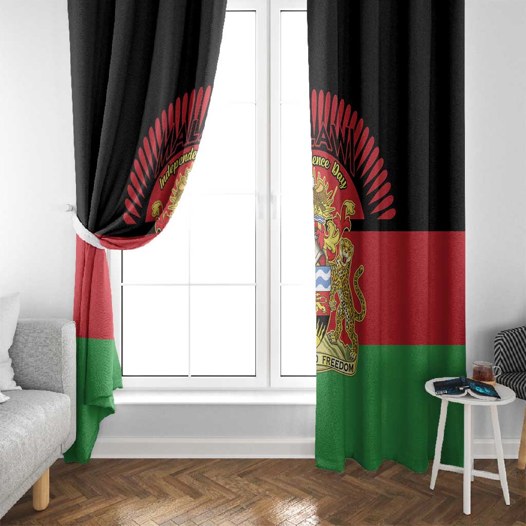 Happy Malawi Independence Day Window Curtain