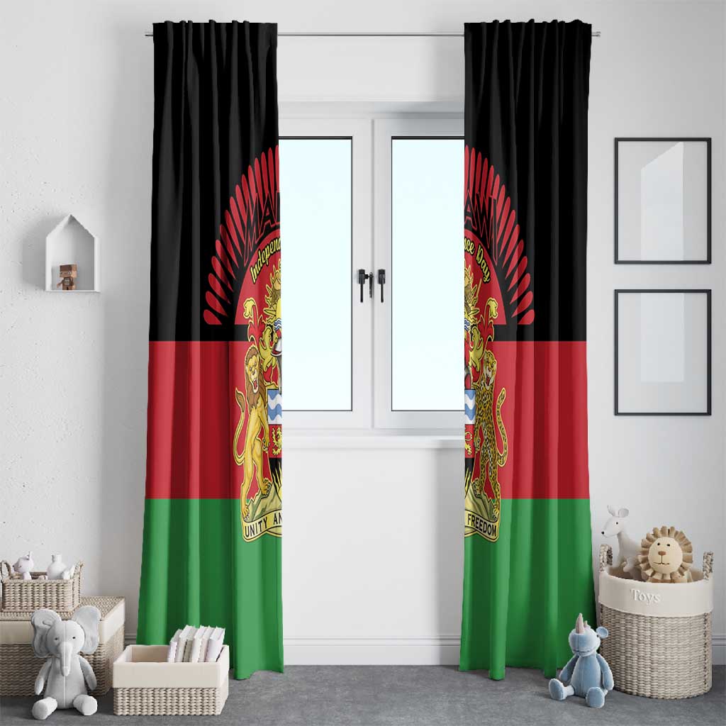 Happy Malawi Independence Day Window Curtain