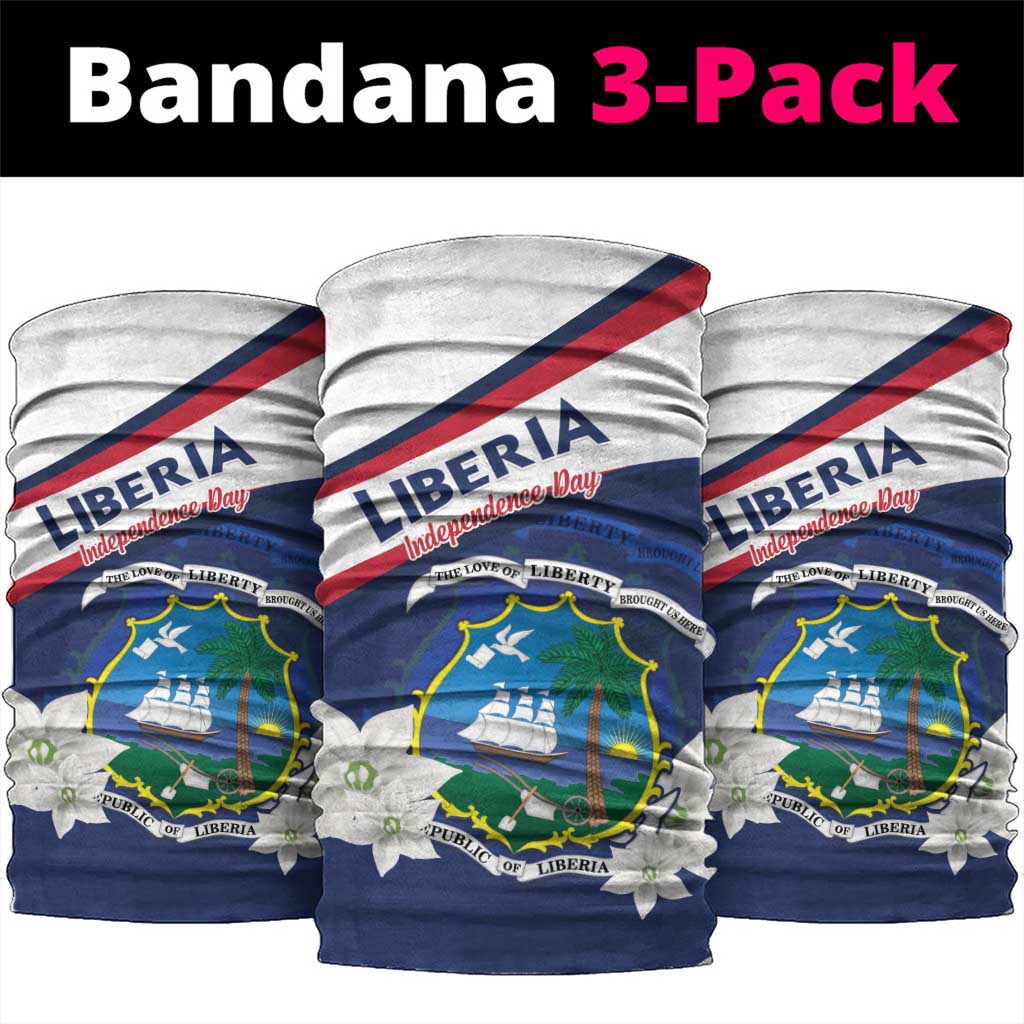 Happy Liberia Independence Day Neck Gaiter LT15