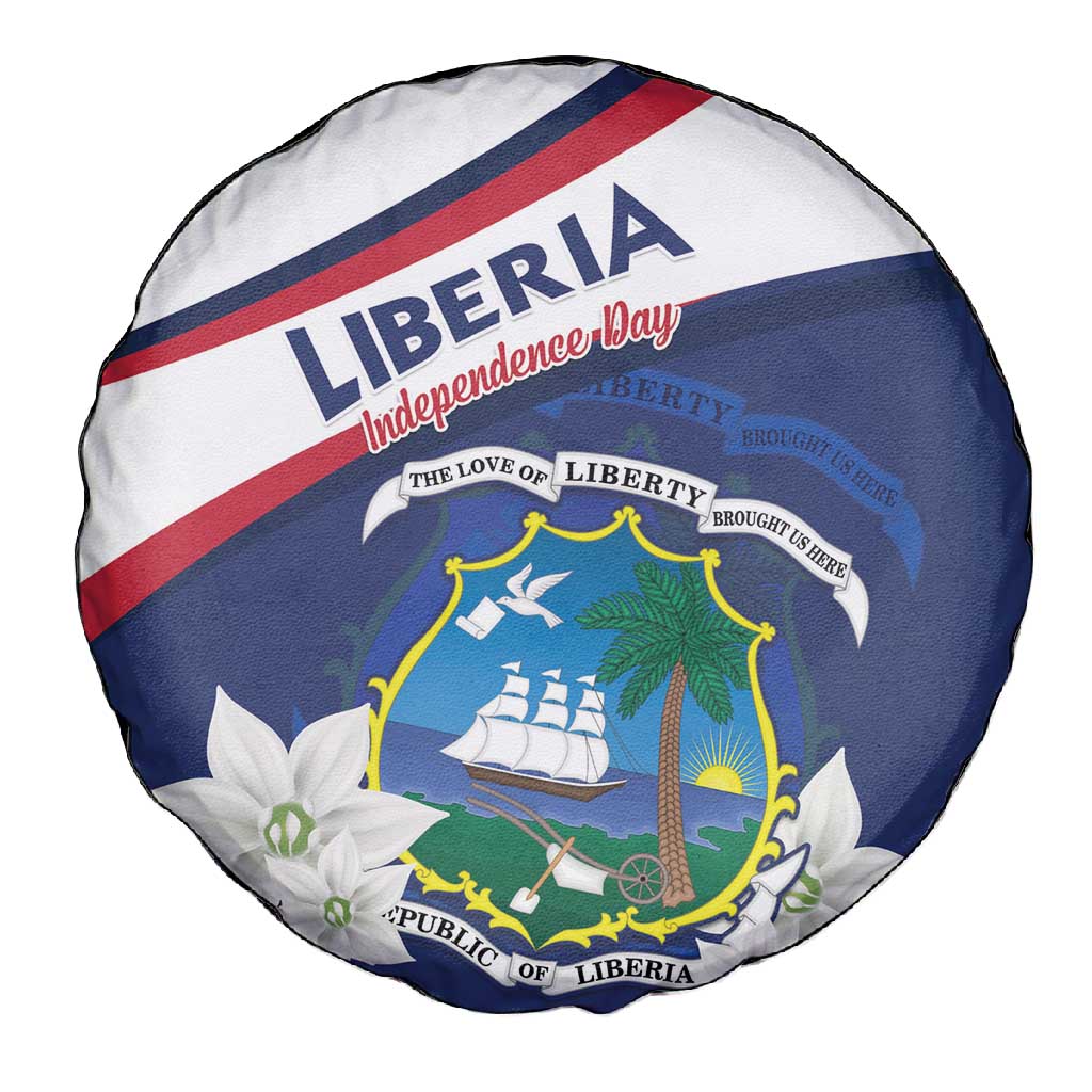 Happy Liberia Independence Day Spare Tire Cover