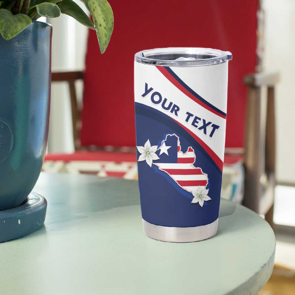 Personalized Happy Liberia Independence Day Tumbler Cup