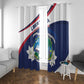 Happy Liberia Independence Day Window Curtain