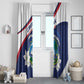 Happy Liberia Independence Day Window Curtain