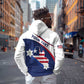 Personalized Happy Liberia Independence Day Zip Hoodie
