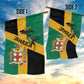 Happy Jumieka Independence Day Garden Flag Coat Of Arms Flag Style