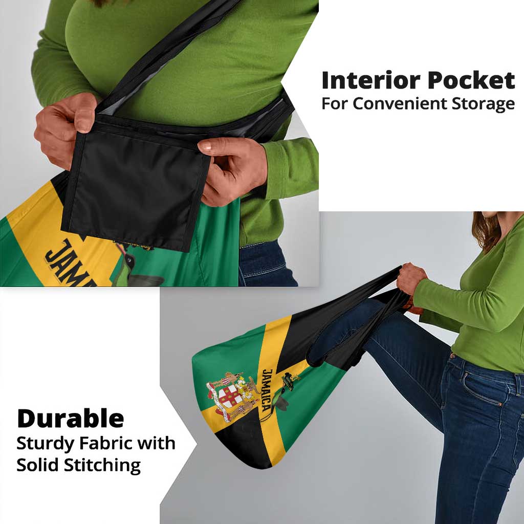 Happy Jumieka Independence Day Grocery Bag Coat Of Arms Flag Style